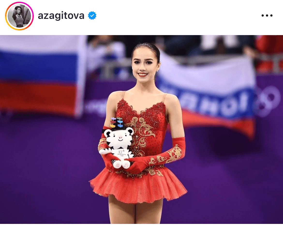 Alina Zagitova (@azagitova)さんのインスタグラムより