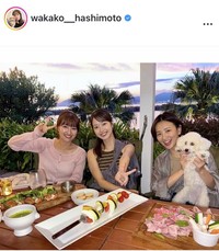 橋本和花子アナウンサーのインスタグラム＠wakako__hashimotoより