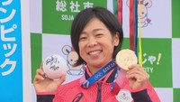 地元・総社市から市民栄誉賞が贈られた原田のどか選手