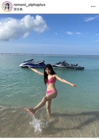沖玲萌インスタグラム＠remoni_alphaplusより