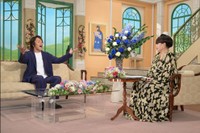 「徹子の部屋」   黒柳徹子(右)、狩野英孝＝テレビ朝日提供