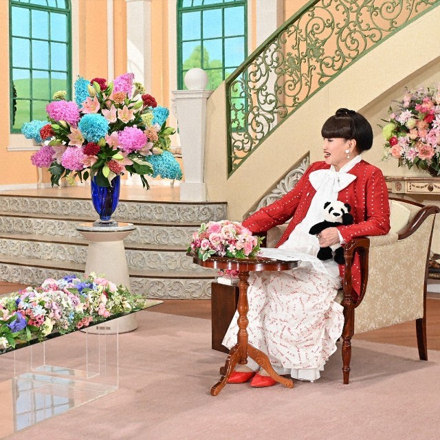 「徹子の部屋」   黒柳徹子(右)、清水ミチコ＝テレビ朝日提供