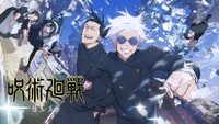 TVアニメ「呪術廻戦」第2期 「呪術廻戦　懐玉・玉折」キービジュアル©芥見下々／集英社・呪術廻戦製作委員会