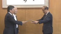 岡山大学の学長や地元企業の代表者らが活用策について市などに要望