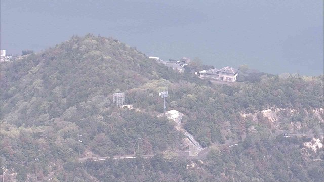 遺体が発見された現場　備前市浦伊部
