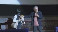 高梁市舞台の映画「晴れの国」 試写会