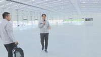 Power Baseに完成した蓄電池を組み立てる工場棟