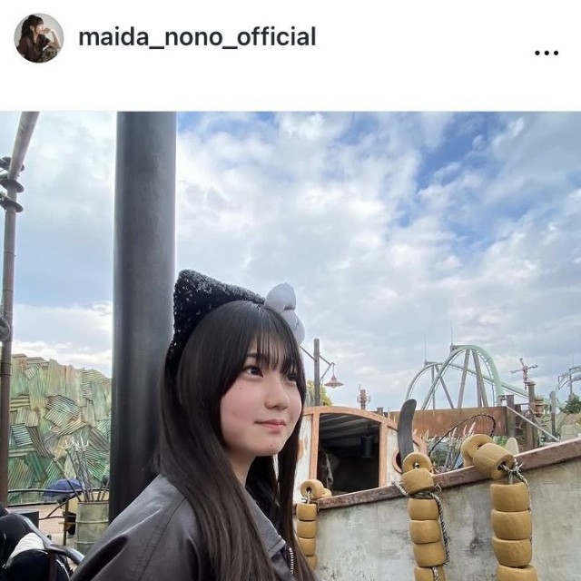 毎田暖乃のインスタグラム＠maida_nono_officialより