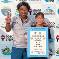 国体・水泳飛込競技で高松市の中学３年生が準優勝　提供：植村佳員監督