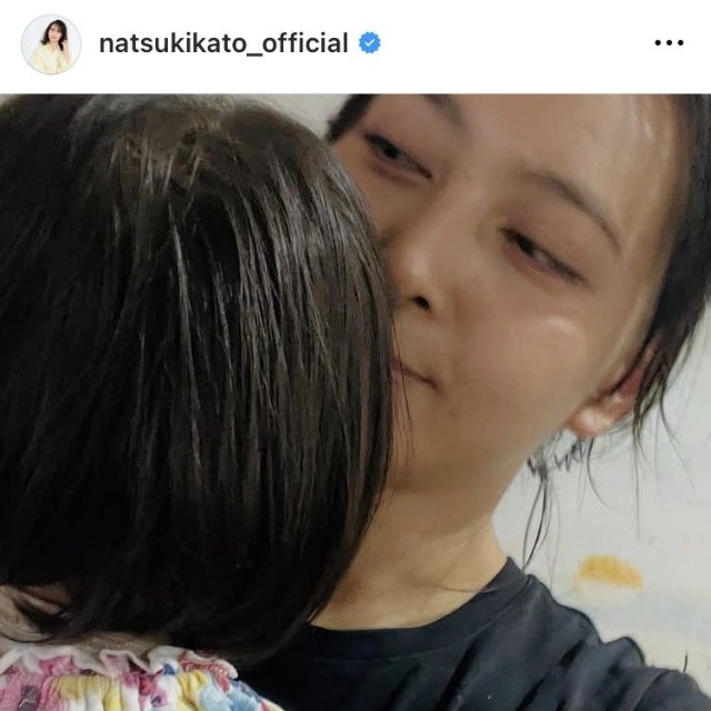 加藤夏希インスタグラム＠natsukikato_officialより