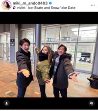 安藤美姫（@miki_m_ando0403）さんのインスタグラムより