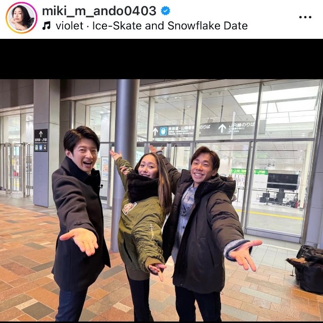安藤美姫（@miki_m_ando0403）さんのインスタグラムより