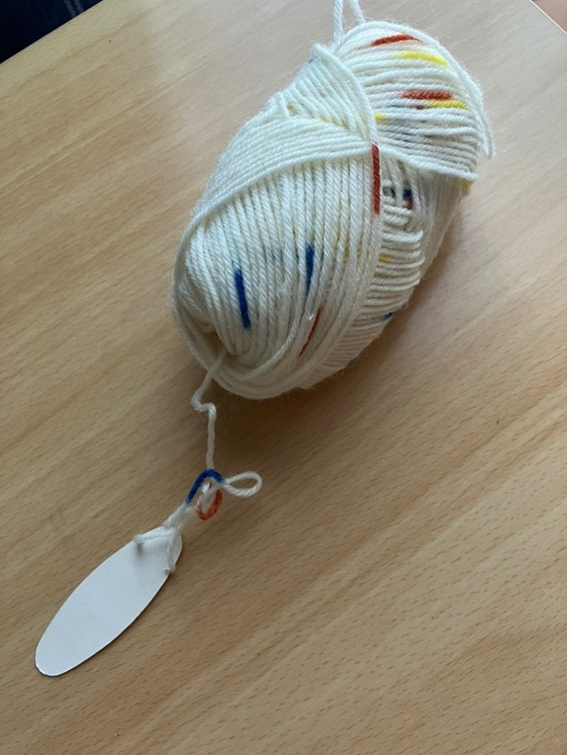 色あせもなく綺麗な状態の毛糸／minoaさん提供