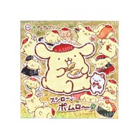 「ポムポムプリン コラボキラキラステッカー付き まぜまぜ！プリンッペ」430円～のコラボキラキラステッカー（1種・イメージ）