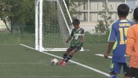 小学生のサッカー大会　10チームが熱い戦い　地域のスポーツ振興へ倉敷市の企業が開催　岡山