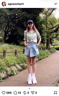 アグネス・チャン（＠agneschan1）さんのインスタグラムより