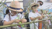 3年ぶりに幼稚園児が「七夕」の飾りつけ　JR高松駅