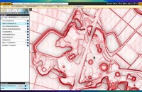 拡大すると…（出典：Q地図・国土地理院）