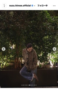 広瀬すずのインスタグラム＠suzu.hirose.officialより