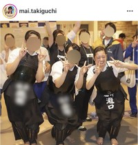 瀧口麻衣アナウンサーのインスタグラム＠mai.takiguchiより