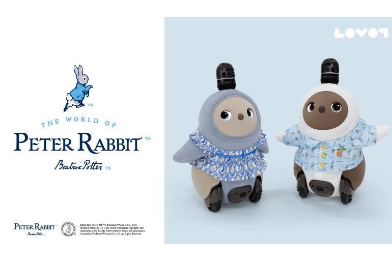 コロ助 エナメル小物入れ ピーターラビット うちの子がピーターラビットに！ 家族型ロボット「LOVOT」初のコラボ