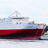 4月15日にデビューする宮崎カーフェリーの「フェリーたかちほ」＝提供写真
