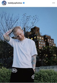エド・シーランのインスタグラム＠teddysphotosより
