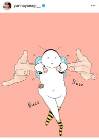 23年7月の柳ゆり菜インスタグラム＠yurinayanagi__より