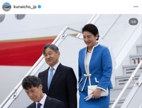 宮内庁インスタグラム「【両陛下オランダ及びベルギーご訪問】令和8年6月13日（土）アムステルダム・スキポール空港ご到着」（宮内庁インスタグラム投稿から）
