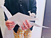 後日、ドラゴンも完成させた娘さん（画像提供：みつ。ガーデニング家庭菜園さん）