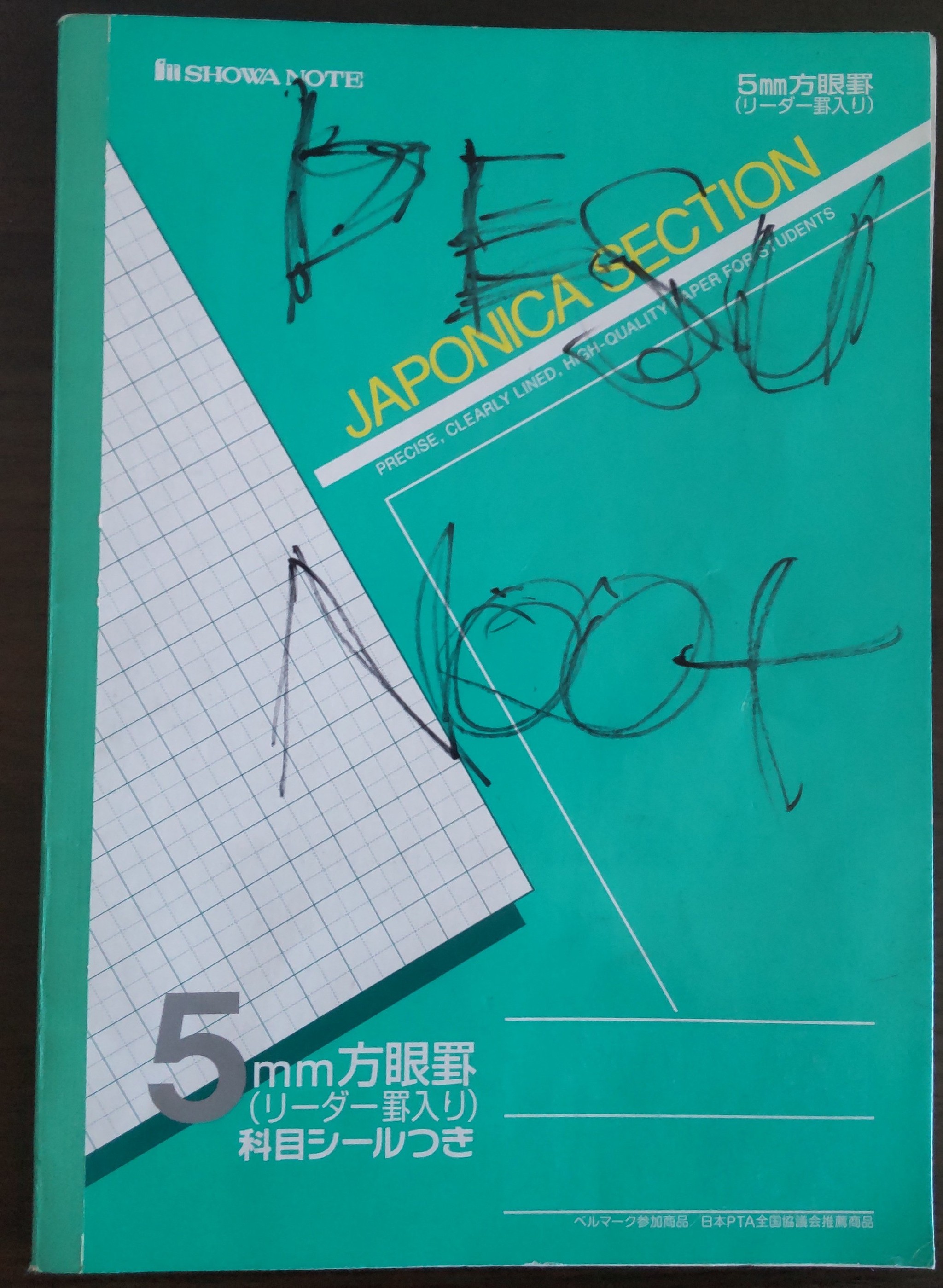部屋を掃除して出てきた青春の黒歴史「DESU Noot」（デスノート）に