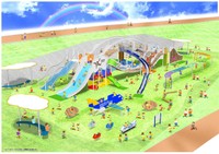 木製アスレチックゾーン　イメージ図（提供：香川県）