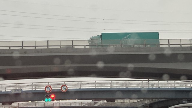 高松中央インター付近の様子　18時50分ごろ