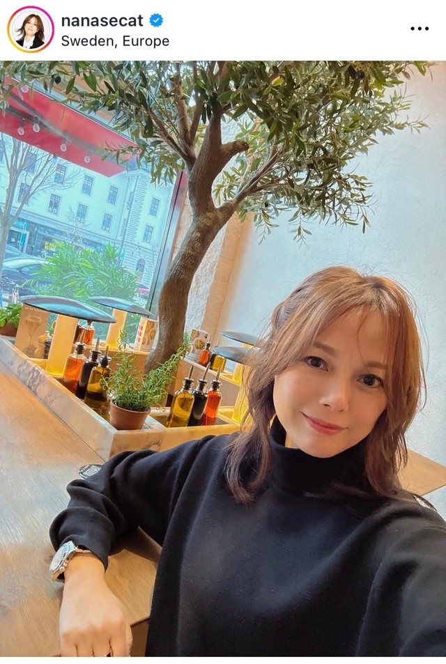 相川七瀬インスタグラム＠nanasecatより