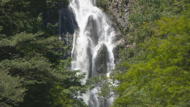 【涼を求めて】落差約110ｍ　西日本屈指の名瀑「神庭の滝」　岡山・真庭市