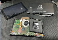 父親によって破壊されたNintendo Switch（くろなぎさん提供）