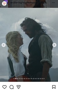 「嵐が丘」のインスタグラム＠wutheringheightsmovieより