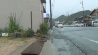 事故があった現場　玉野市玉