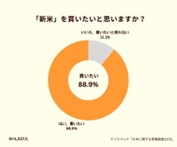 「新米」を買いたいと思いますか？（提供画像）