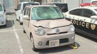 軽自動車が歩いていた男性はねる　68歳男性が重体　岡山市南区藤田