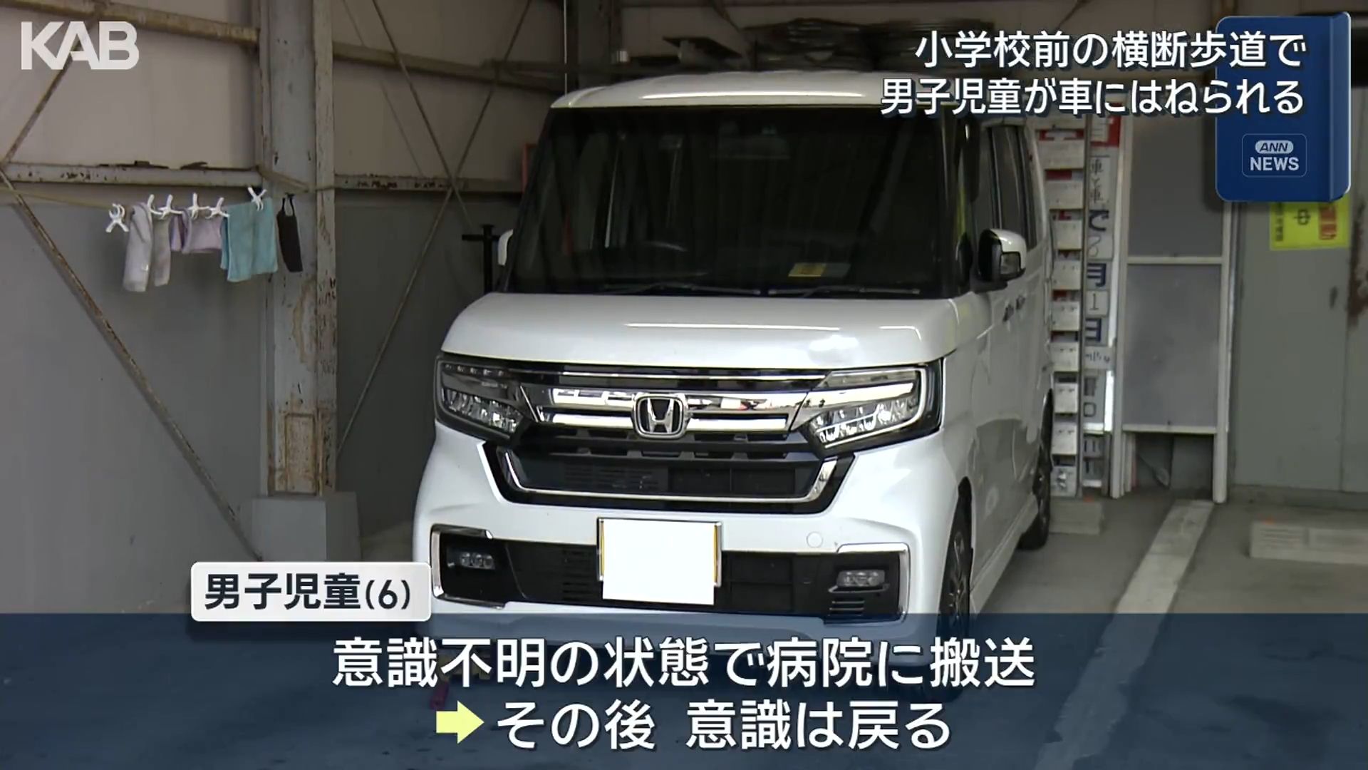 小学校前の横断歩道で男児はねられる　運転手を逮捕