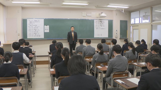 岡山県立高校の一般入試　2025年