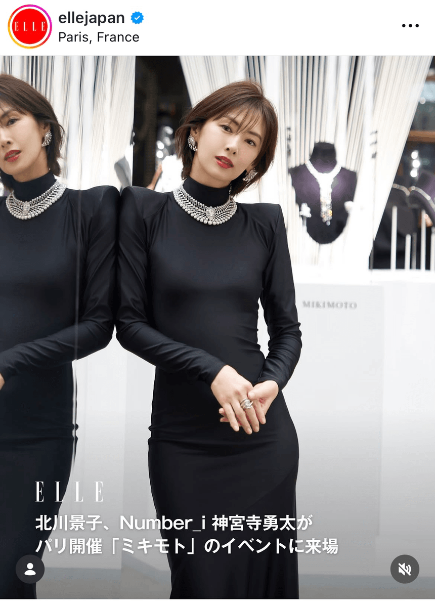 ELLE Japan (@ellejapan)の公式インスタグラムより