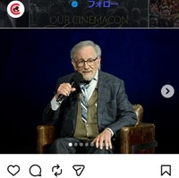 スティーブン・スピルバーグ監督＝「シネマコン2026」のインスタグラム＠cinemaconより