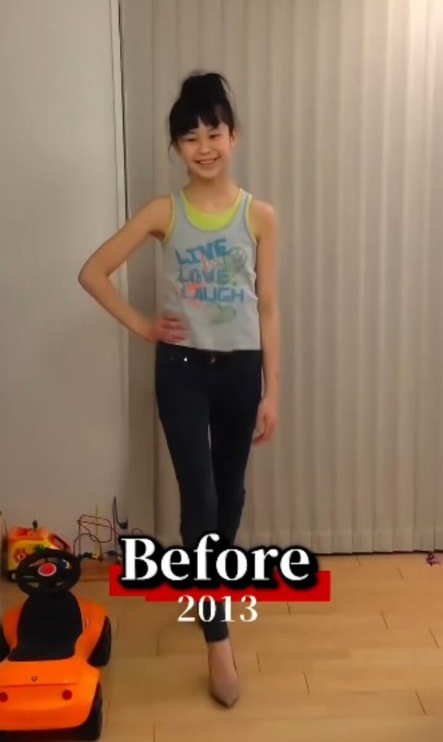 〈2013年〉モデルを夢見る初々しい姿／投稿主さん提供