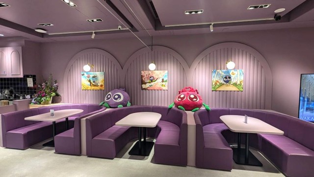 『BLUEBERRY CAFE』の様子（営業時間外の撮影）③ ※筆者撮影