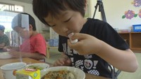 真庭市のこども園の給食にシカ肉を使ったカレーが登場