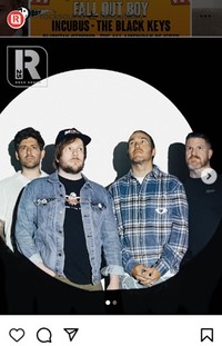 フォール・アウト・ボーイのインスタグラム＠falloutboyより