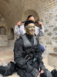 富栄ドラムさんと野崎亨類さん（野崎亨類さんの公式Xから）