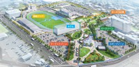 高松競輪場再整備案　全体パース（提供：高松市）